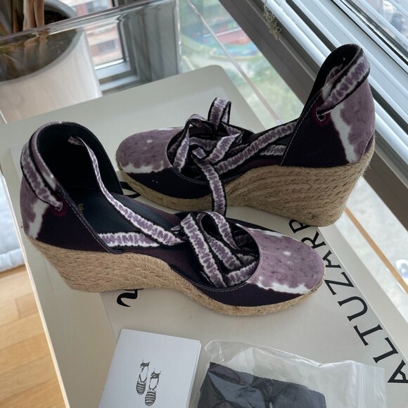 CASTANER x ALTUZARRA Carina Wedges/ Color: Malva - Picture 4 of 6